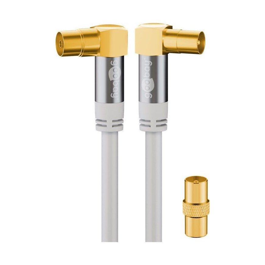Wentronic 70422 коаксиальный кабель 5 m Белый