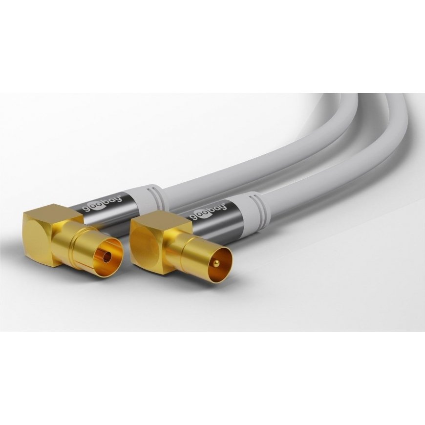 Wentronic 70422 koaksiaalkaabel 5 m Koaksiaalne Valge – 2