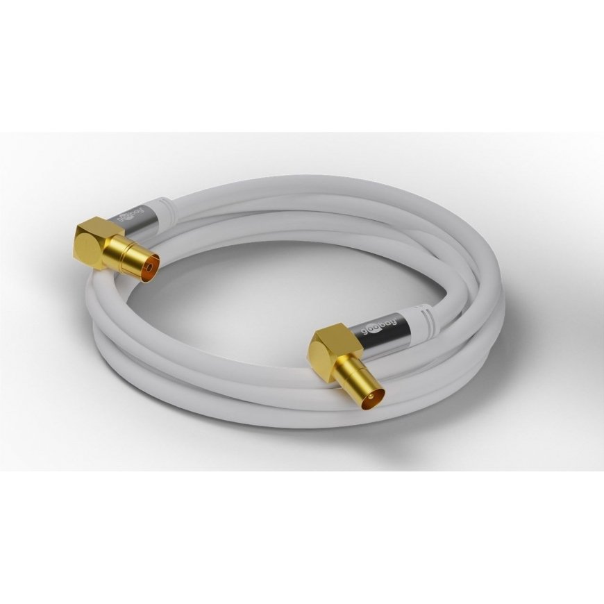 Wentronic 70422 коаксиальный кабель 5 m Белый – 3