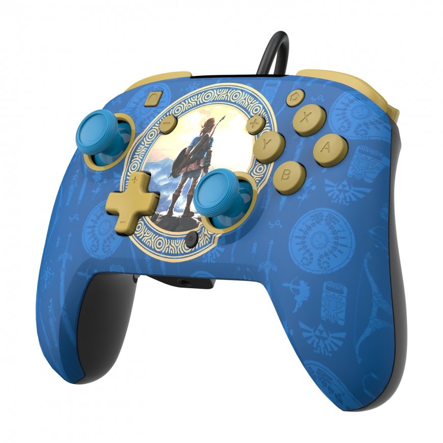 PDP Nintendo Switch Hyrule Blue REMATCH Controller – 4