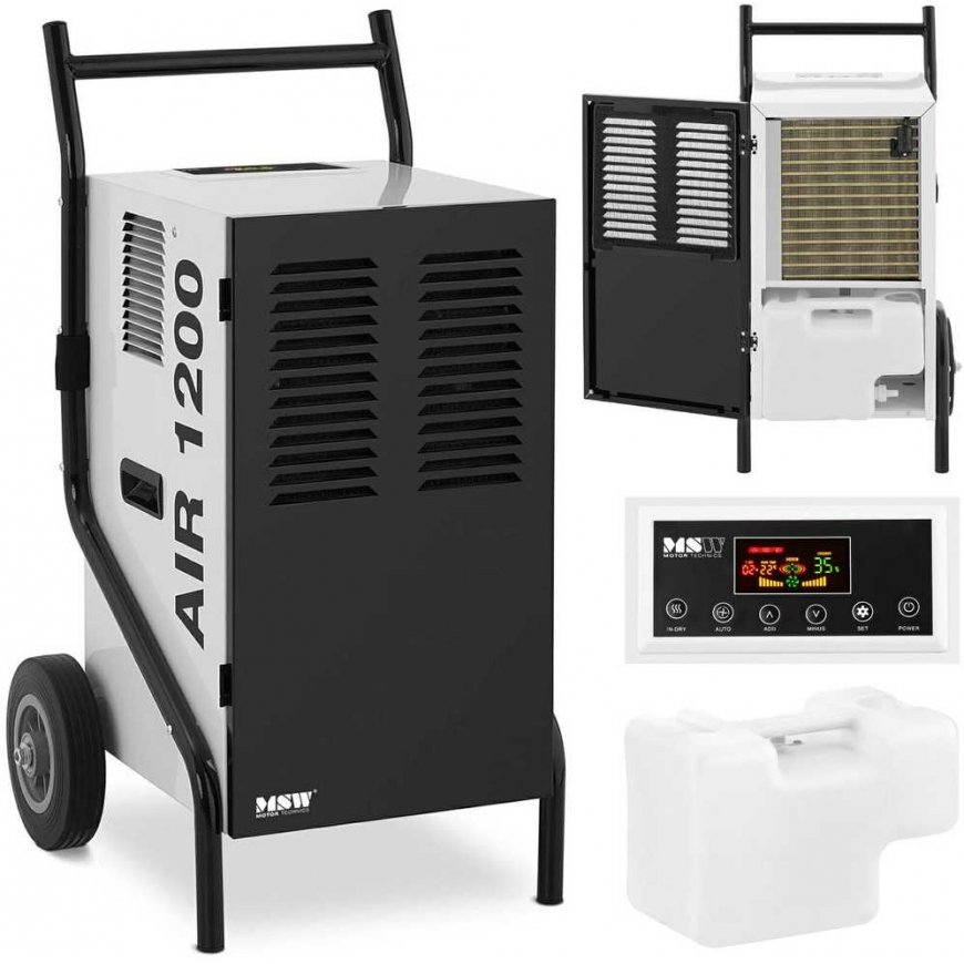 MSW Air dehumidifier pochłaniacz wilgoci industrial budowlany 50 l/24 h do 80 m2
