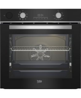 Beko BBIS18300XCSE krāsns Melns, Nerūsējošs tērauds