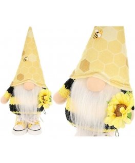 Saska Garden gnome drone 25cm in sneakers spring decoration