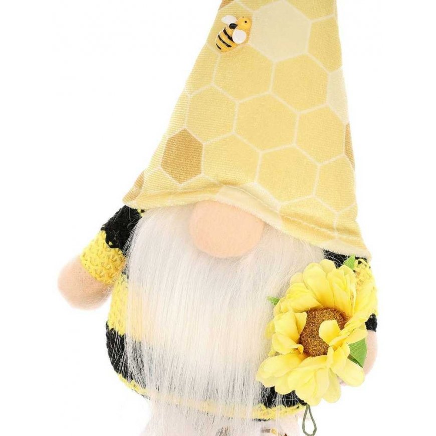 Saska Garden SKRZAT GNOM TRUTEŃ 25CM W TRAMPKACH DEKORACJA WIOSENNA – 4