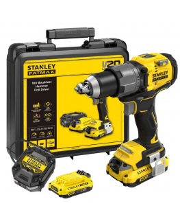 STANLEY screwdriver UD.V20 SFMCD726D2K 2x2.0Ah 80Nm BL WALIZKA