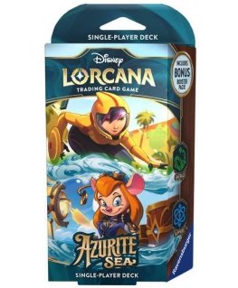 Ravensburger Disney Lorcana: Azurite Sea Starter Deck Emerald & Sapphire