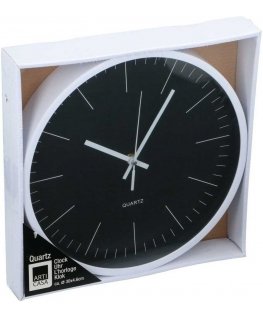 Wall clock 29,5X4,6CM ARTICASA WHITE