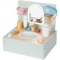 Tooky Toys ualetas Vonios kambarys Tualetas Medinis Vonios kambarys su priedais