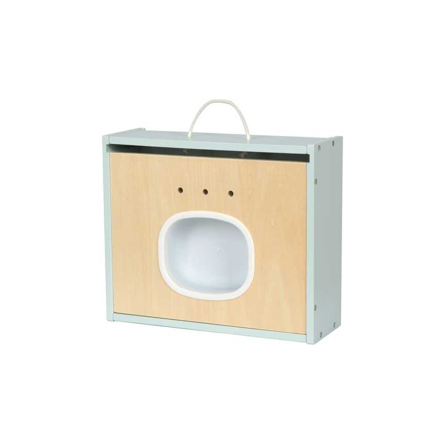 Tooky Toys toilet Bathroom Toilet Wooden Bathroom with accessories – 3