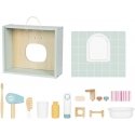 Tooky Toys toilet Bathroom Toilet Wooden Bathroom with accessories Tooky Toys toilet Bathroom Toilet Wooden Bathroom with accessories