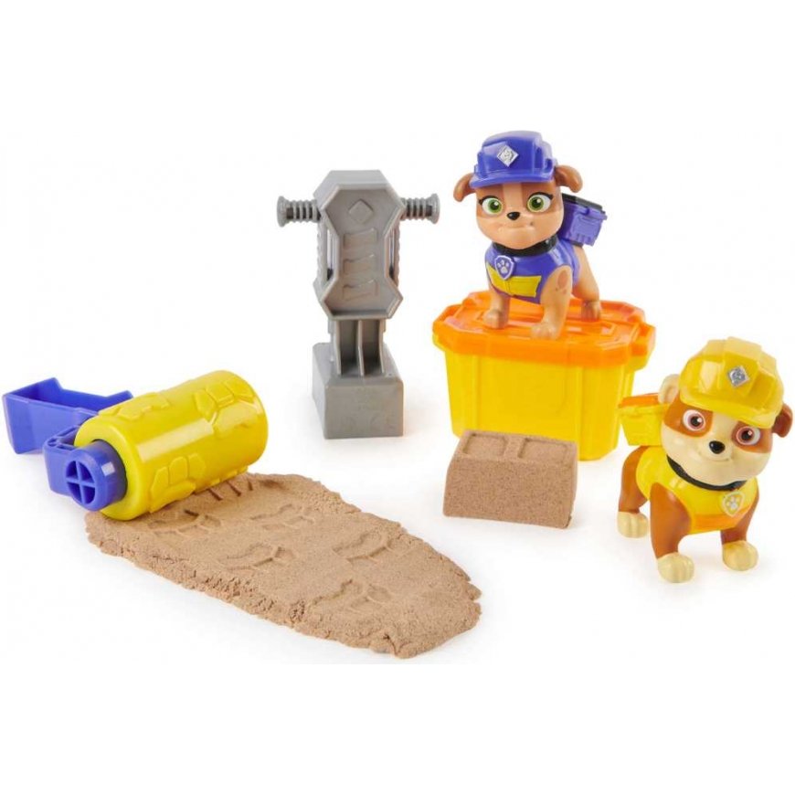 Psi Patrol Set for building Rubble&Crew Rubble i jego ekipa Piesek Rubble i Mix + Kinetic Sand + accessories – 2