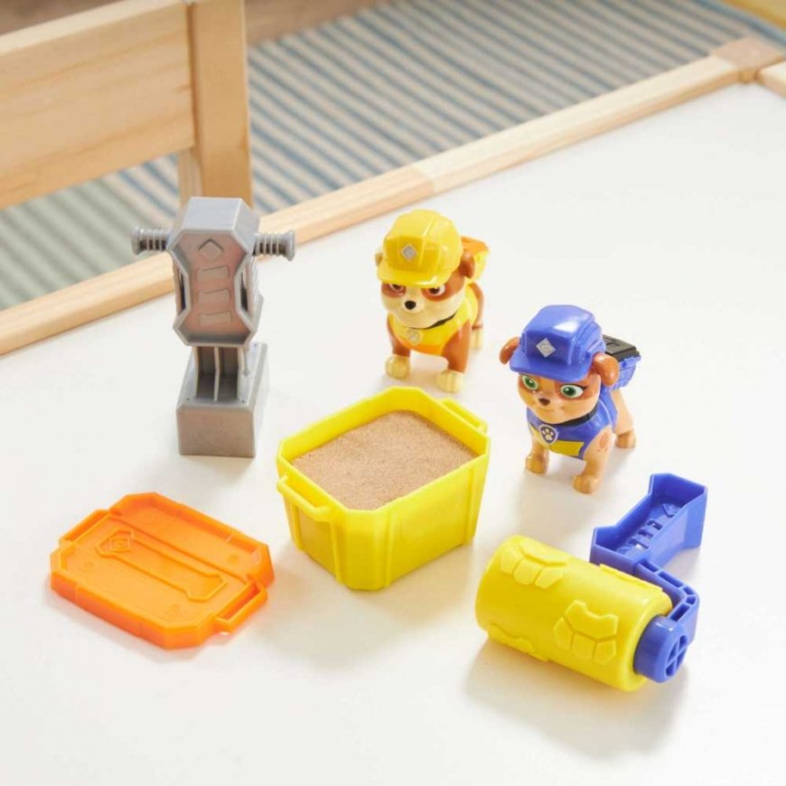 Psi Patrol Set for building Rubble&Crew Rubble i jego ekipa Piesek Rubble i Mix + Kinetic Sand + accessories – 5