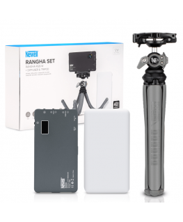 Newell Rangha Set - Rangha LED Light with Diffuser and Light Stand