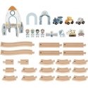 Tooky Toys Wooden Space Track Set Tooky Toys Wooden Space Track Set