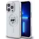 Karl Lagerfeld KLHMP14LHLSCHH Apple iPhone 14 Pro 6.1" phone case white color IML Metal Choupette Head MagSafe Karl Lagerfeld KLHMP14LHLSCHH Apple iPhone 14 Pro 6.1" phone case white color IML Metal Choupette Head MagSafe