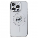 Karl Lagerfeld KLHMP14LHLSCHH Apple iPhone 14 Pro 6.1" phone case white color IML Metal Choupette Head MagSafe Karl Lagerfeld KLHMP14LHLSCHH Apple iPhone 14 Pro 6.1" phone case white color IML Metal Choupette Head MagSafe