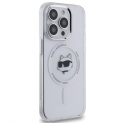 Karl Lagerfeld KLHMP14LHLSCHH Apple iPhone 14 Pro 6.1" dėklas telefonui baltos spalvos IML Metal Choupette Head MagSafe Karl Lagerfeld KLHMP14LHLSCHH Apple iPhone 14 Pro 6.1" dėklas telefonui baltos spalvos IML Metal Choupette Head MagSafe