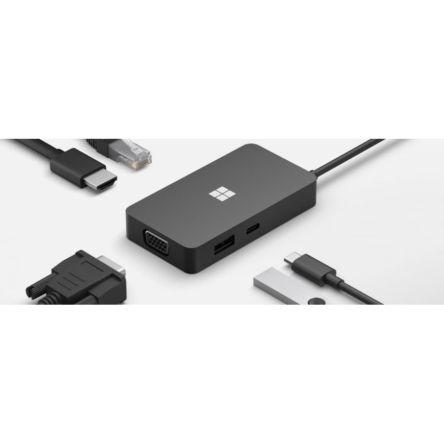 Microsoft 1E4-00003 laptop dock/port replicator Black – 2