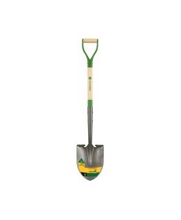 Truper Apvalus kastuvas su mediniu kotu 113 cm ir plienine D formos rankena John Deere®