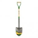 Truper Apvalus kastuvas su mediniu kotu 113 cm ir plienine D formos rankena John Deere®