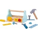 Tooky Toys Wooden tool box, set of 18 pcs. Tooky Toys Wooden tool box, set of 18 pcs.