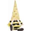 Saska Garden gnome sitting bee 35+6cm in sneakers spring decoration Saska Garden gnome sitting bee 35+6cm in sneakers spring decoration