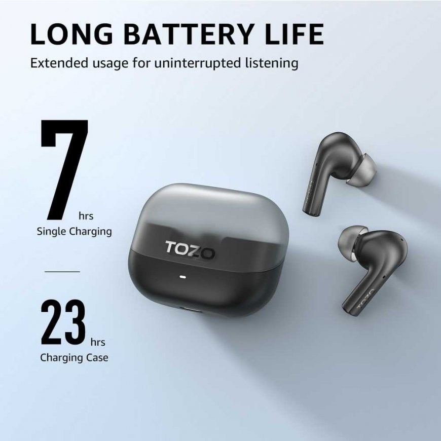 Ausinės Tozo Agile Nova TWS Bluetooth Earbuds Juodas – 3