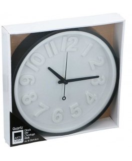 Wall clock 29,5X4,6CM ARTICASA BLACK