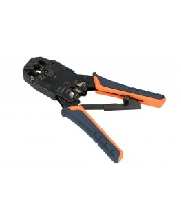 Extralink RJ45 Crimp tool 4P+6P+8P with ratchet