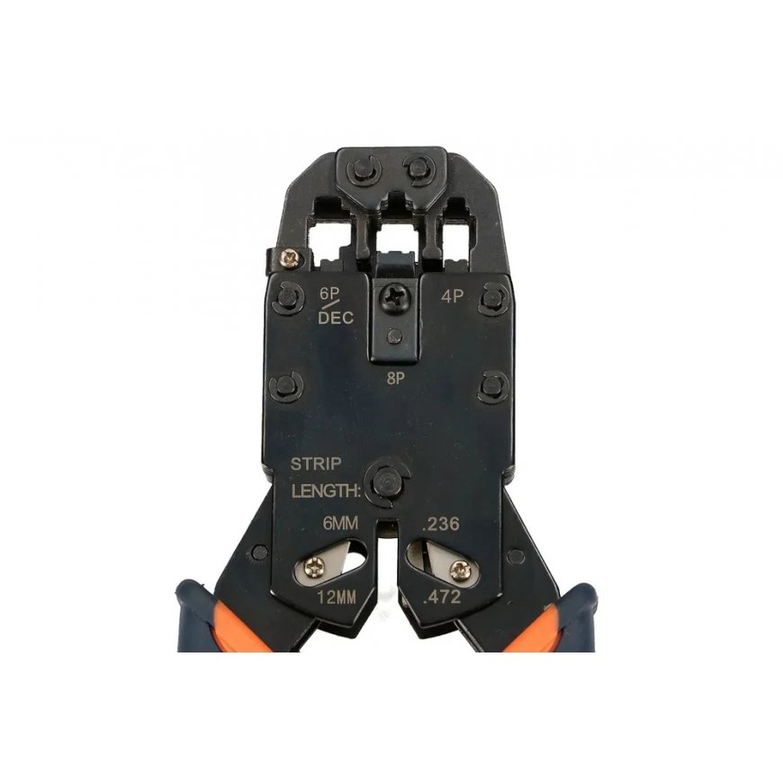 Extralink RJ45 Crimp tool 4P+6P+8P with ratchet – 5