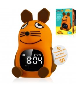 DieMaus children's alarm clock with night light