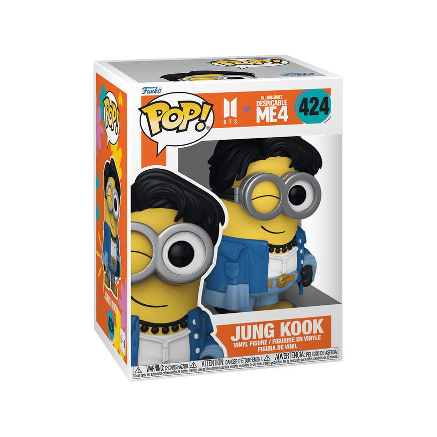 FUNKO POP! Vinyl Figure: BTS x Despicable Me 4 - Jung Kook – 4