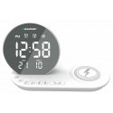 Blaupunkt CR85WH CHARGE Digitaalinen herätyskello Valkoinen Blaupunkt CR85WH CHARGE Digitaalinen herätyskello Valkoinen
