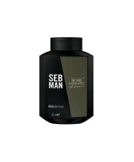SEB MAN The Multitasker Hair, Beard & Body Wash - Shampoo for ha