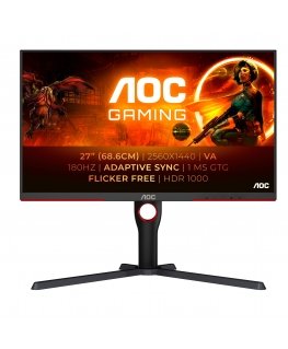 AOC G3 Q27G3XMN/BK монитор для ПК 68,6 cm (27") 2560 x 1440 пикселей 2K Ultra HD LED Черный