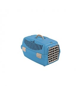 Transport cage Gulliver 1 with plastic door 48x32x31cm blue