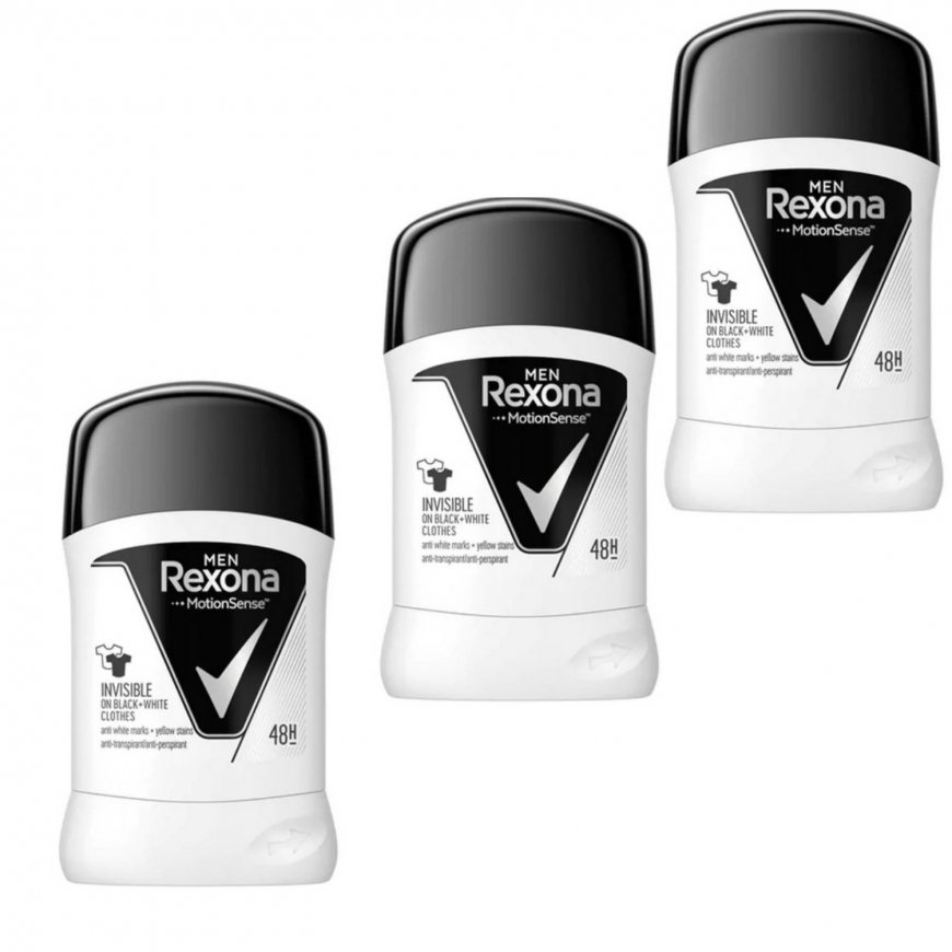 Men Motionsense Invisible Black+White Deostick – 2