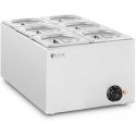 Royal Catering Elektrinis bemaras 6 x GN 1/6, 640 W, nerūdijantis plienas Royal Catering Elektrinis bemaras 6 x GN 1/6, 640 W, nerūdijantis plienas
