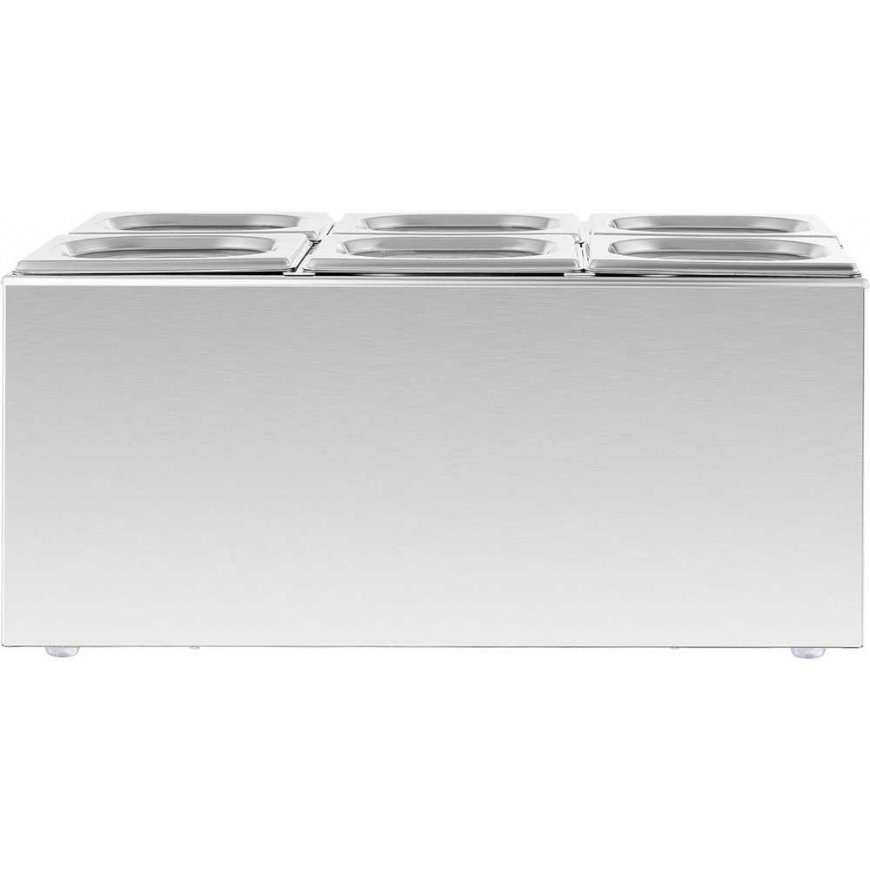 Royal Catering Elektrinis bemaras 6 x GN 1/6, 640 W, nerūdijantis plienas – 5