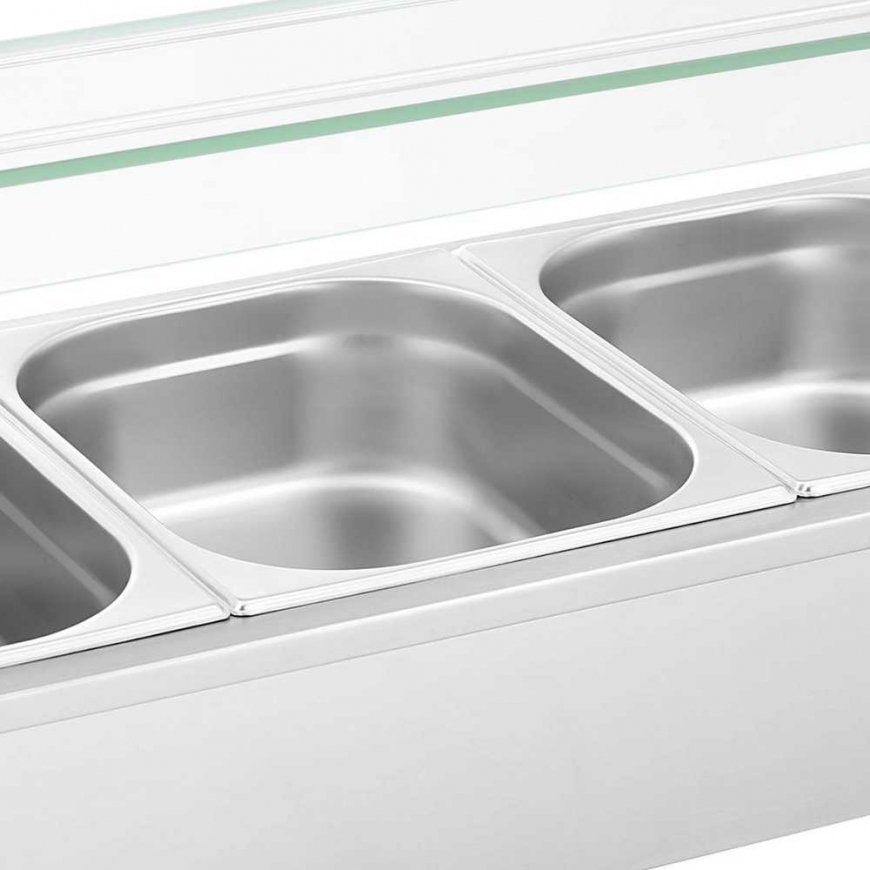 Royal Catering Electric food warmer with glass protection, 2000 W – 5