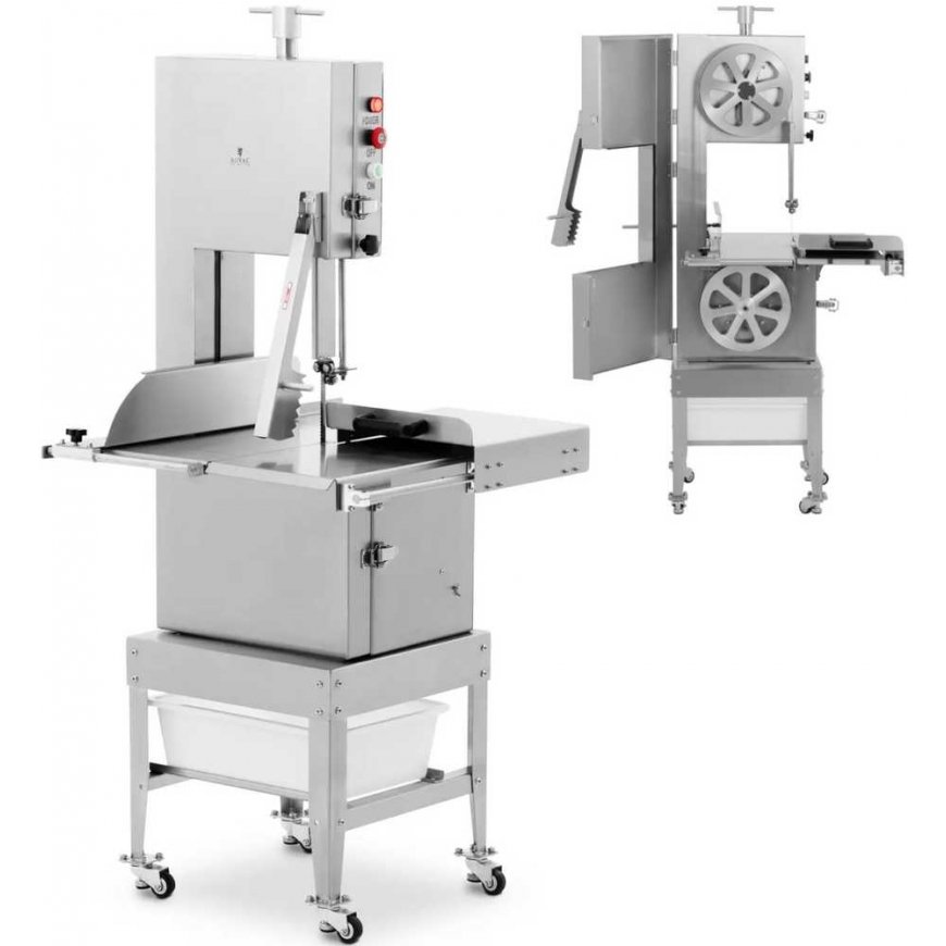 Mėsmalė Royal Catering Elektrinė mėsos ir kaulų pjovimo mašina, nerūdijantis plienas, 1500W – 2