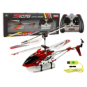 Lean Toys Remote Controlled RC Helicopter Gyroscope Syma S111H Raudona