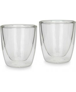 Fissman 2 dvigubų sienelių stiklinių rinkinys 80 ml