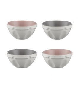 Mason Cash 2008.197 dining plate Soup plate Round Grey, Pink 4 pc(s)