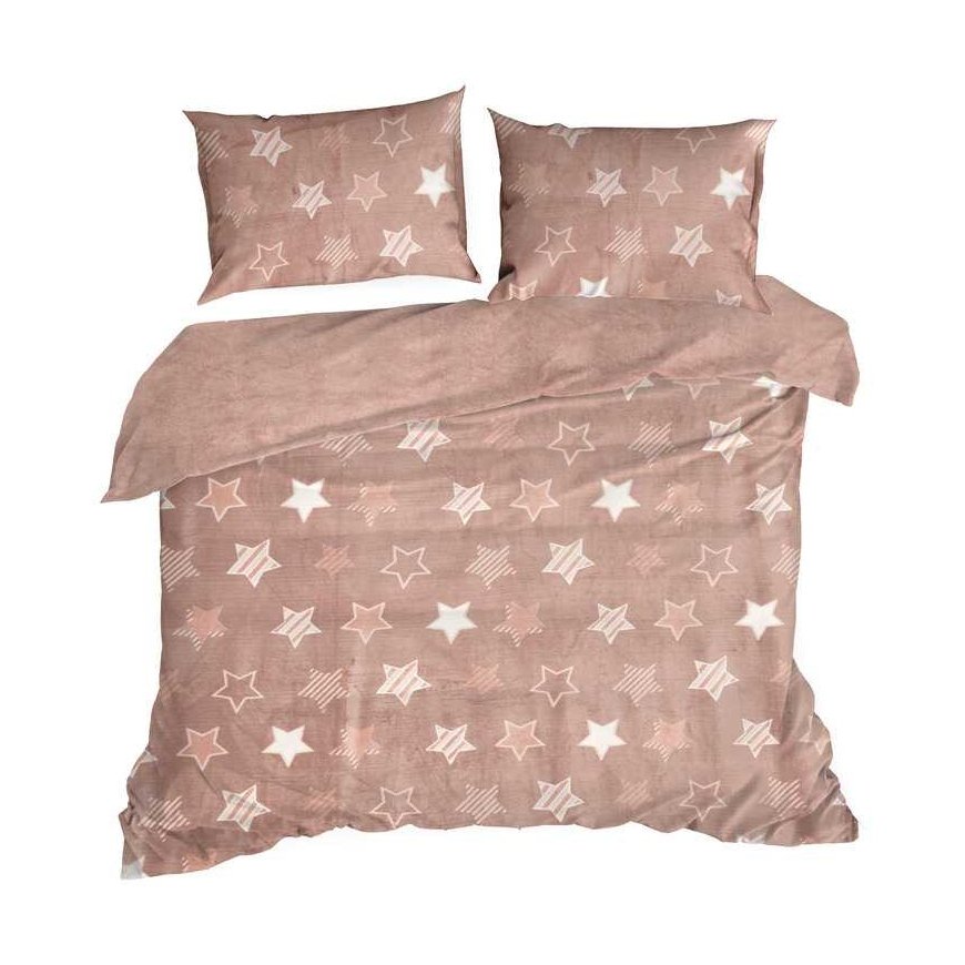 Bedding set Eurofirany EX/POS/FL/4/RÓ+B 220X200 70X90/X2 – 2