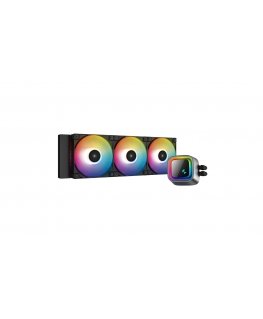 DeepCool LS720 Procesors Universāls šķidruma dzesētājs 12 cm Melns 1 pcs