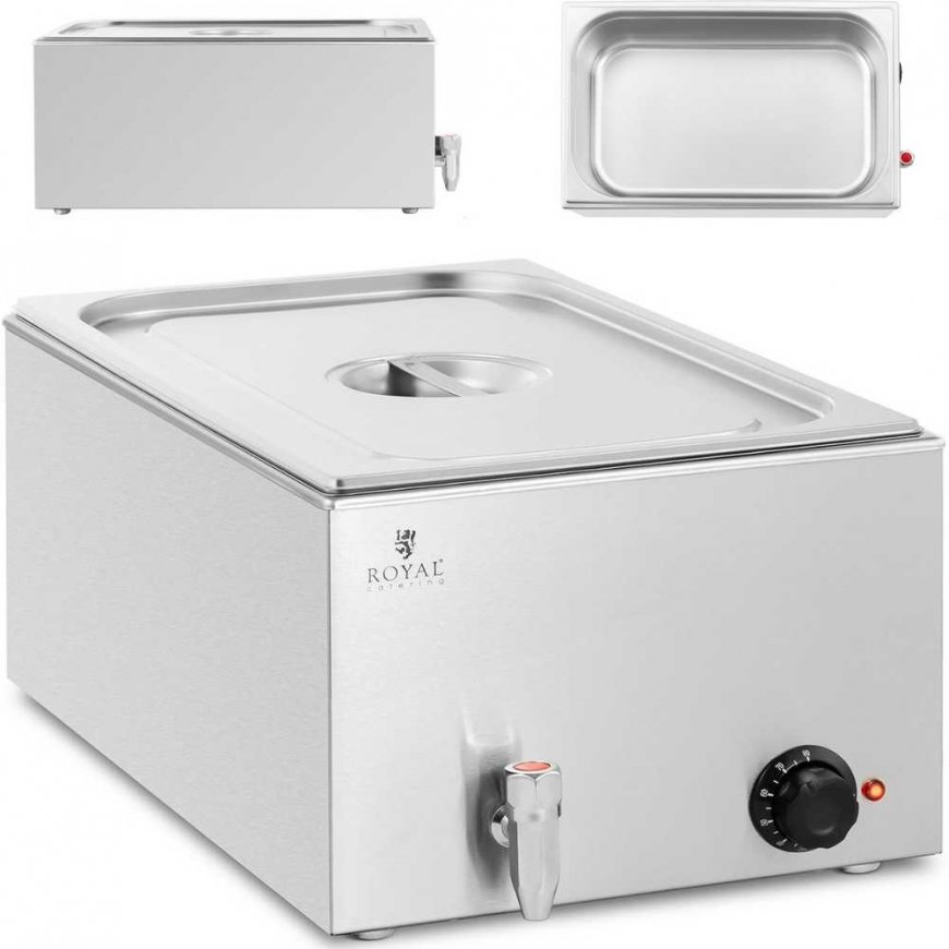 Royal Catering Electric kettle with tap GN 1/1, 600 W