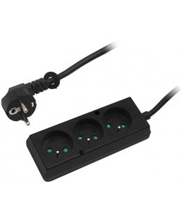 Blow Power extension cord PS-370 3 sockets with grounding 10m black 3x1.5mm