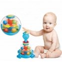 Lean Toys Hippopotamus Sukamasis su kamuoliukais Kūdikiams Mėlynas Lean Toys Hippopotamus Sukamasis su kamuoliukais Kūdikiams Mėlynas