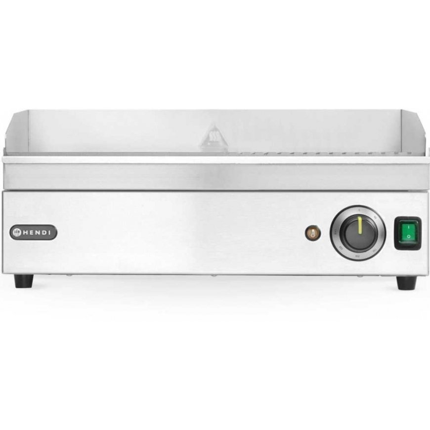 Hendi Electric grill with smooth and ribbed plate, 2400 W – 3